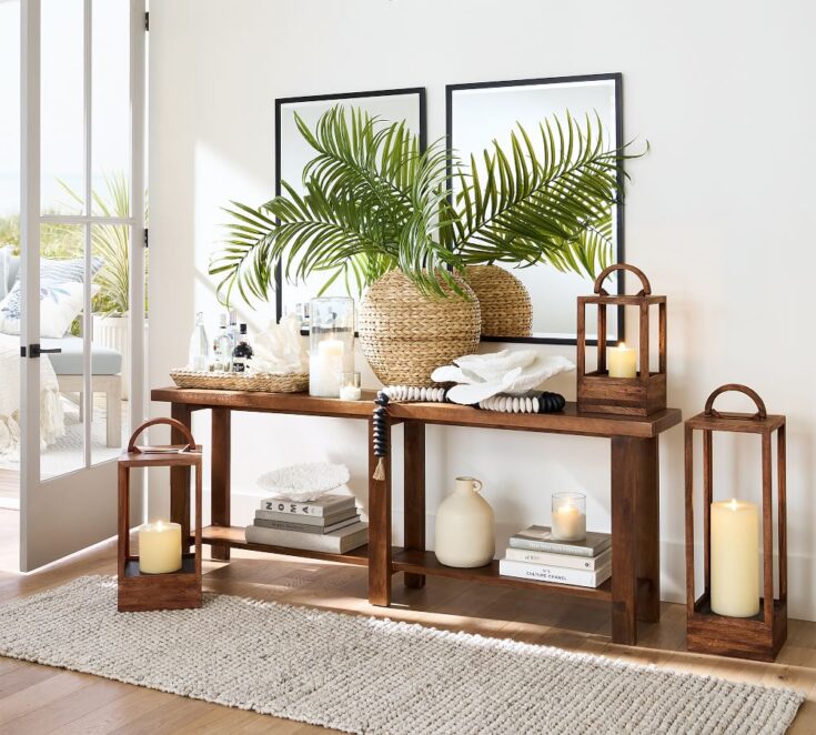 Image for Faux Fanned Palm Tree Branches