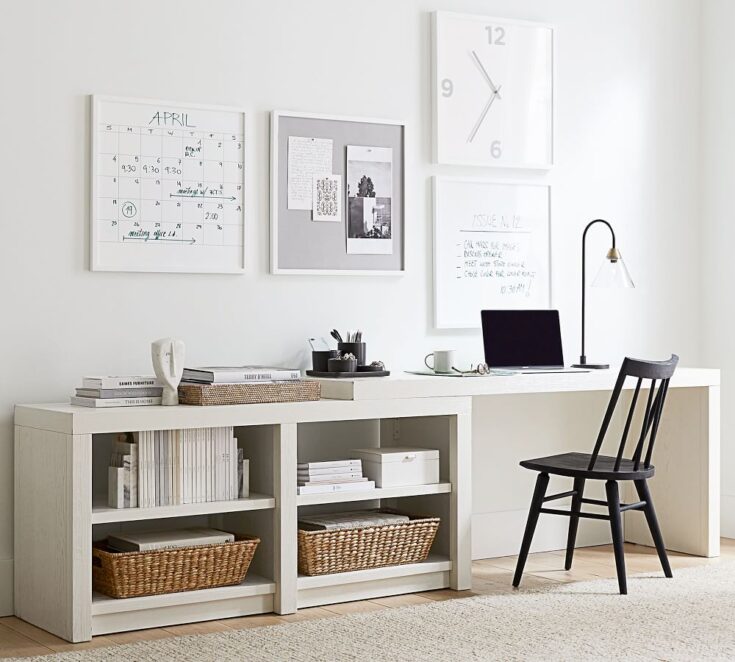 Image for Wood Gallery Office Whiteboard - White