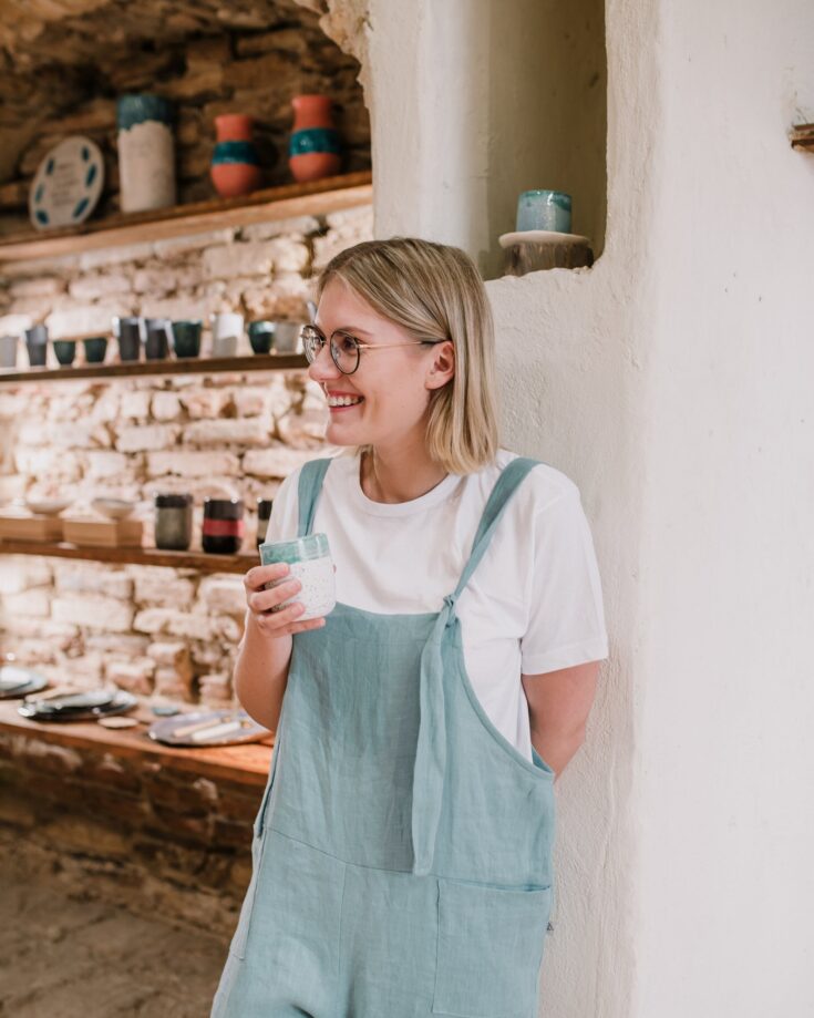 Image for Linen Jumpsuit Linen Dungarees Linen Clothing Maternity | Etsy