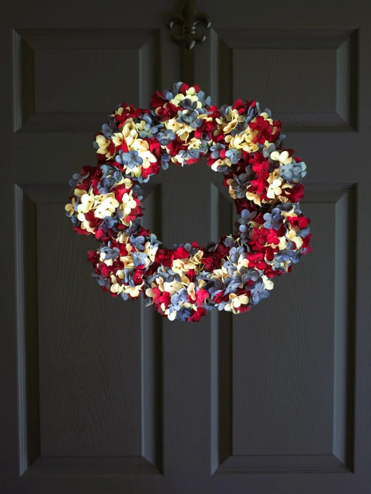 Image for SPECTACULAR Red White Vintage Blue Wreath | 4th of July Wreath | Independence Day Decor | Patriotic Wreath | Summer Wreath