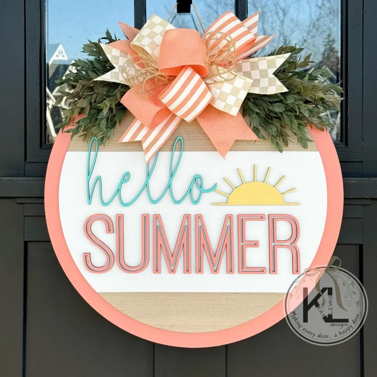 Image for Hello Summer Door Hanger 