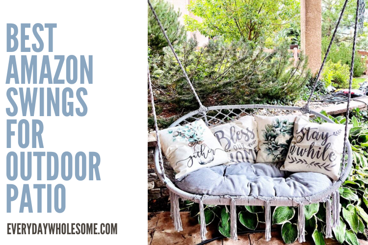 Amazon Outdoor Swing Ideas for a Cozy Backyard or Porch Retreat