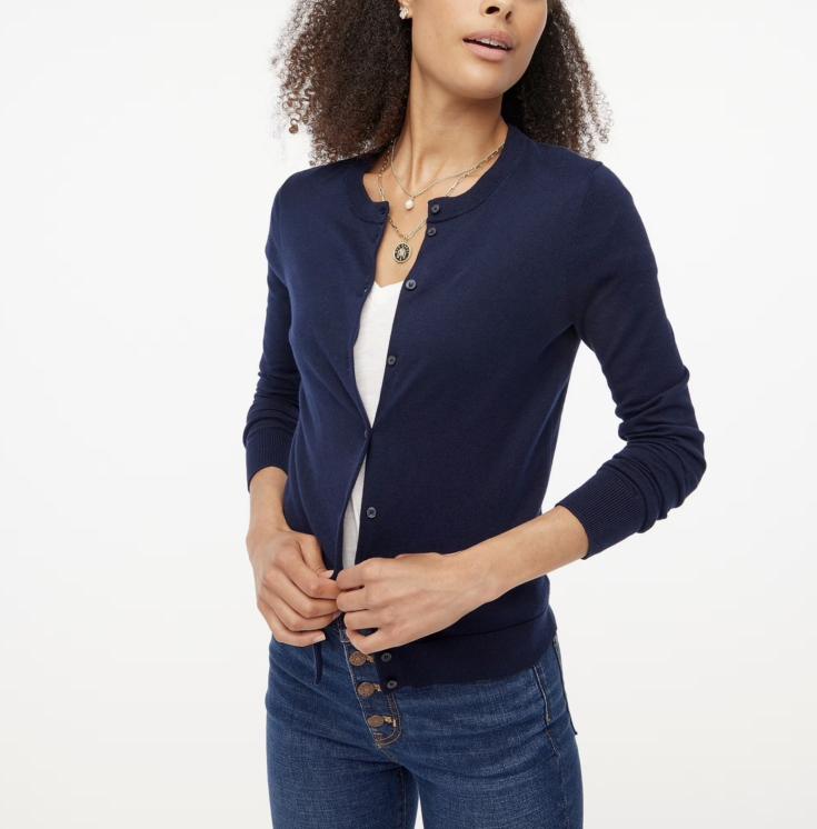 Image for Classic cotton cardigan sweater