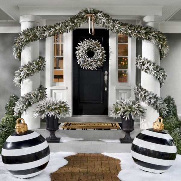 Everyday Wholesome 50 Christmas Front Porch Decor for your Winter