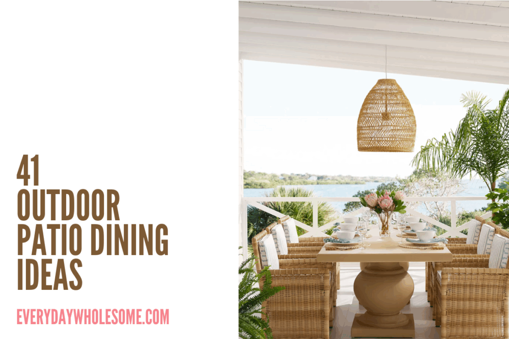 41 Outdoor Patio Dining Ideas for Stylish and Functional Spaces ...