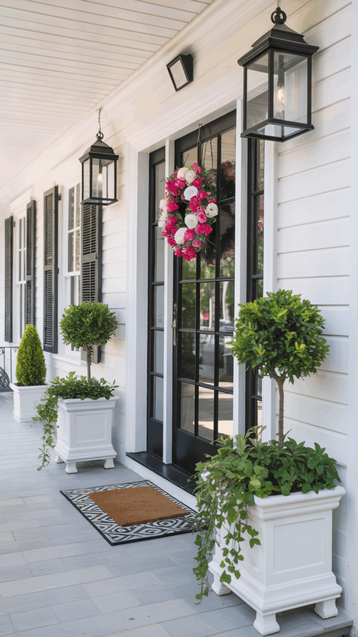10 Beautiful Planter Ideas to Style Your Front Porch Year-Round ...