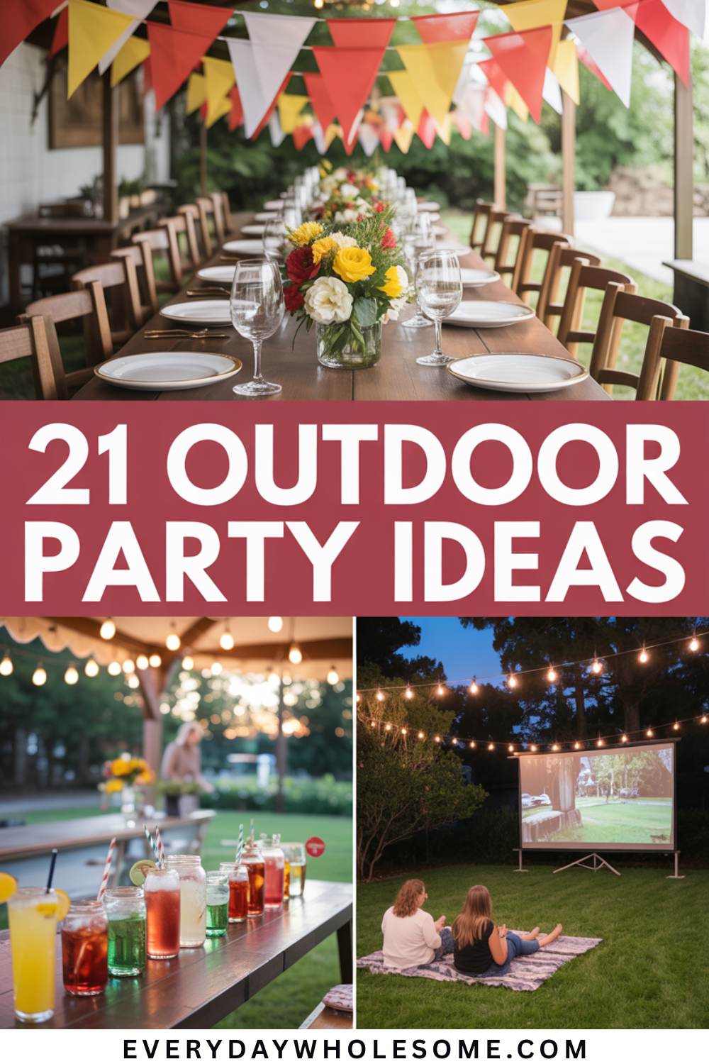 21 Creative Outdoor Party Ideas You’ll Love – Everyday Wholesome