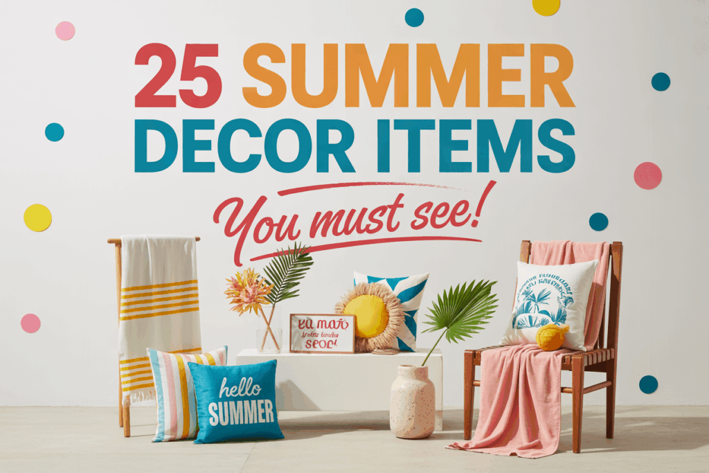 25+ Bright & Breezy Summer Decor Ideas to Refresh Your Home – Everyday ...