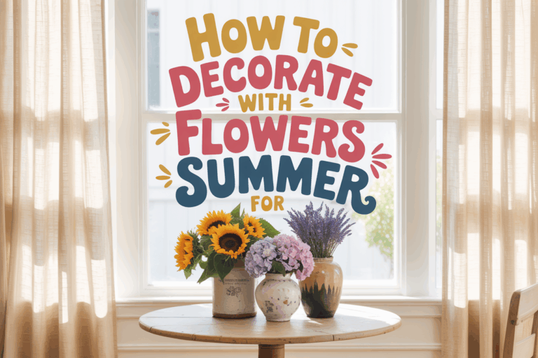 10 Stunning Ways to Decorate Your Home for Summer with Fresh Flowers