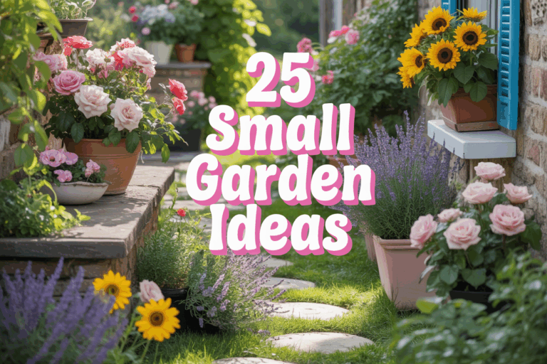 25 Creative Small Garden Design Ideas to Transform Your Space