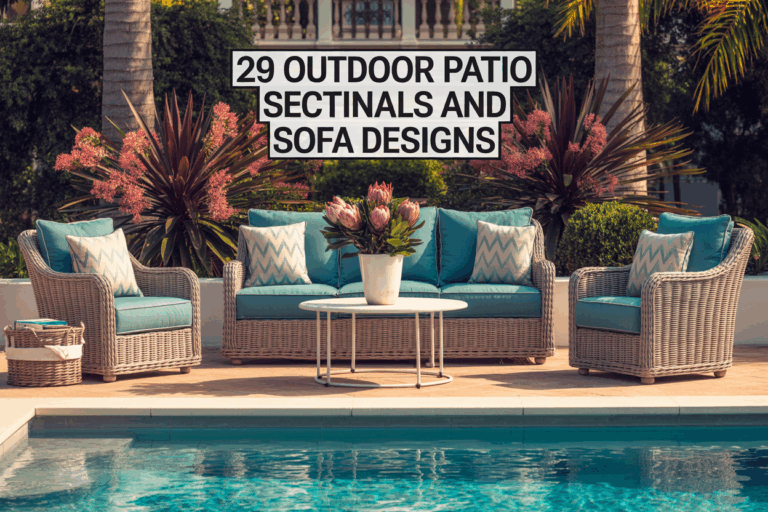29 Outdoor Patio Ideas for Sofas, Sectionals & Conversation Sets