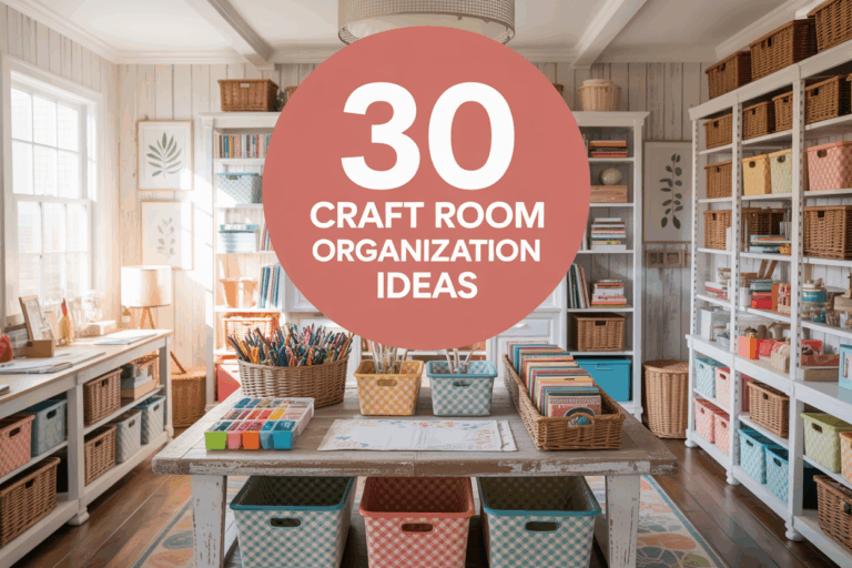 30 Creative Craft Room Organization Ideas to Maximize Your Space