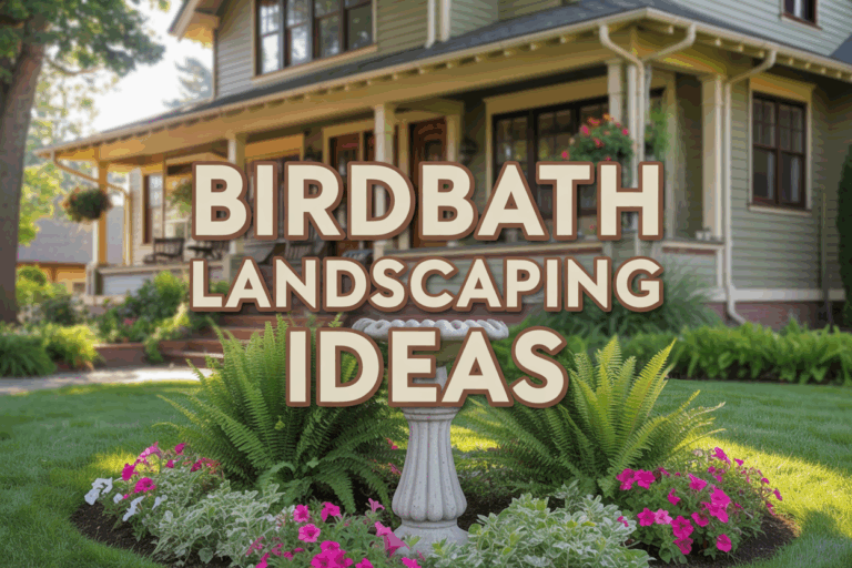12 Beautiful Birdbath Landscaping Ideas for Your Garden
