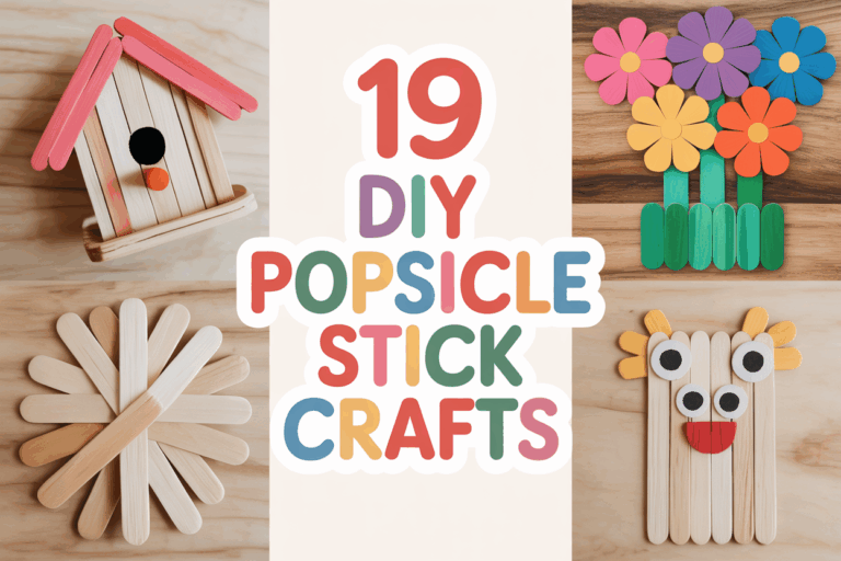 19 Creative DIY Popsicle Stick Crafts for All Ages