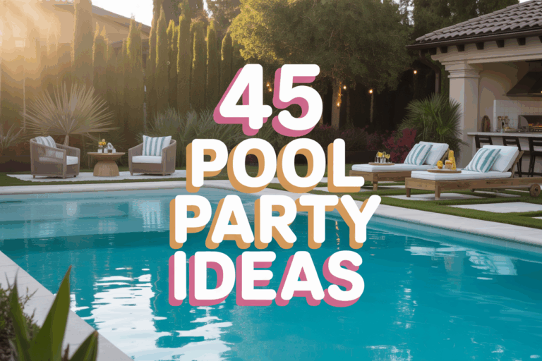 45 Epic Outdoor Pool Party Ideas for a Splashtastic Celebration