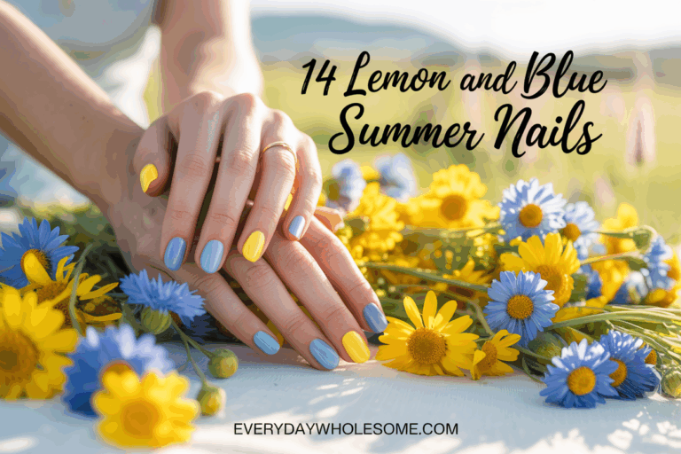 Lemon and Blue Nails: Bright, Fun, and Perfect for Summer 2025