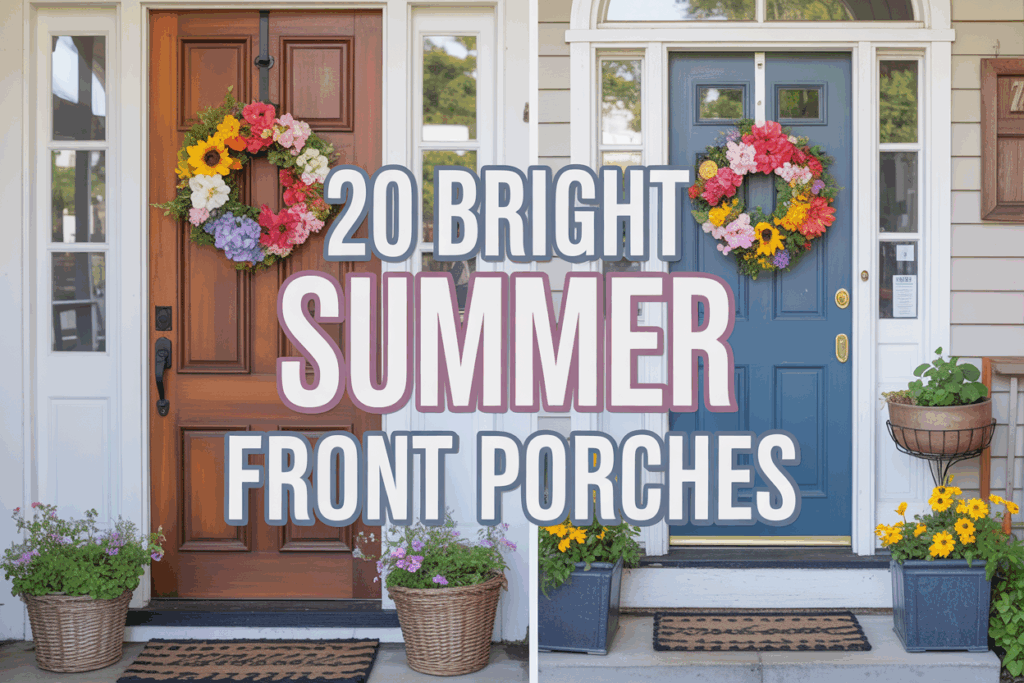 How to Decorate Your Front Porch for Summer: 25 Bright & Breezy Ideas ...