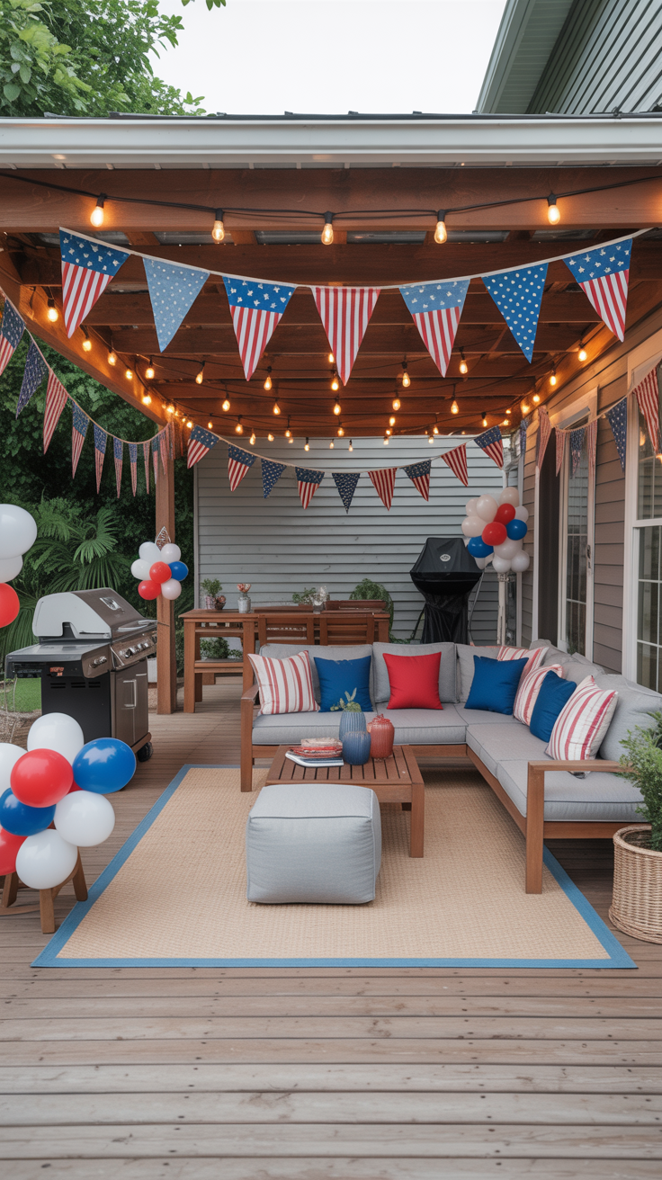 36 Patriotic Front Porch Decor Ideas for a Festive 4th of July ...