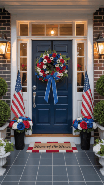 Everyday Wholesome | 36 Patriotic Front Porch Decor Ideas for a Festive ...