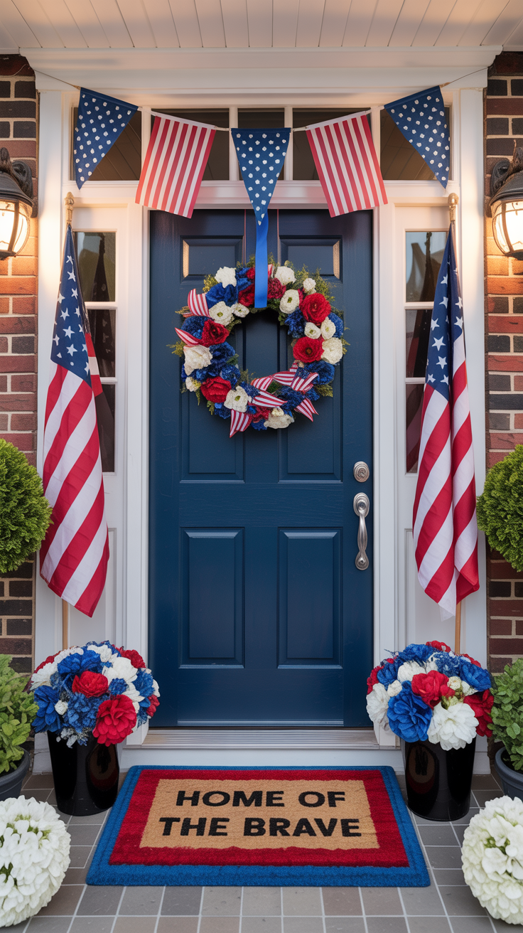 36 Patriotic Front Porch Decor Ideas for a Festive 4th of July ...