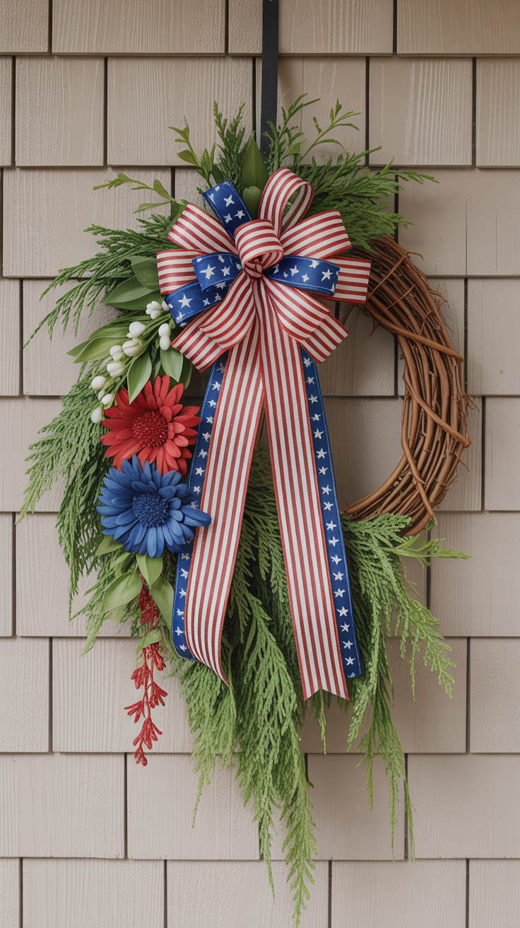 15 Patriotic 4th of July Wreaths to Decorate Your Front Porch ...