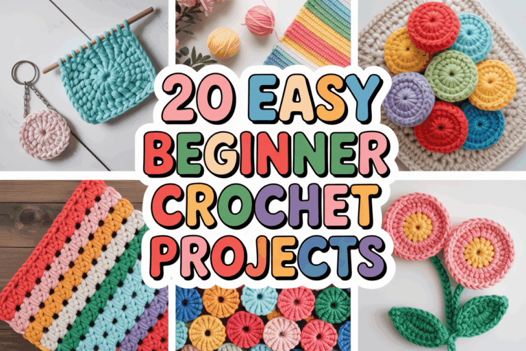 20 Easy Beginner Crochet Projects You Can Start Today
