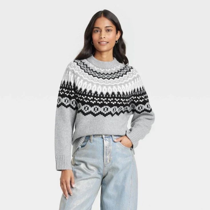 Image for Target | "fair isle sweater women" : Target
