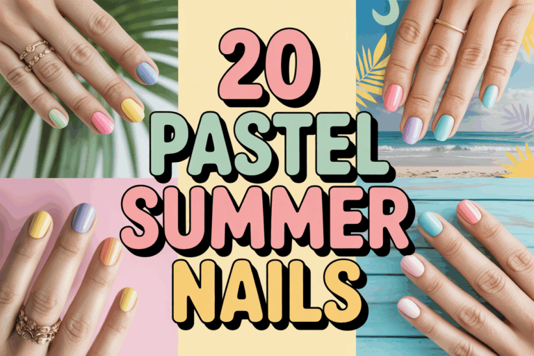 20 Pastel Summer Nails Ideas & How to Get the Look