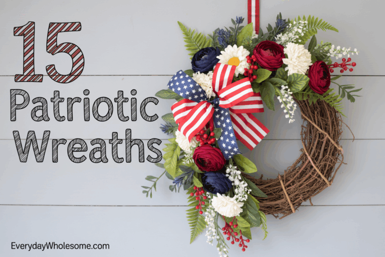15 Patriotic 4th of July Wreaths to Decorate Your Front Porch