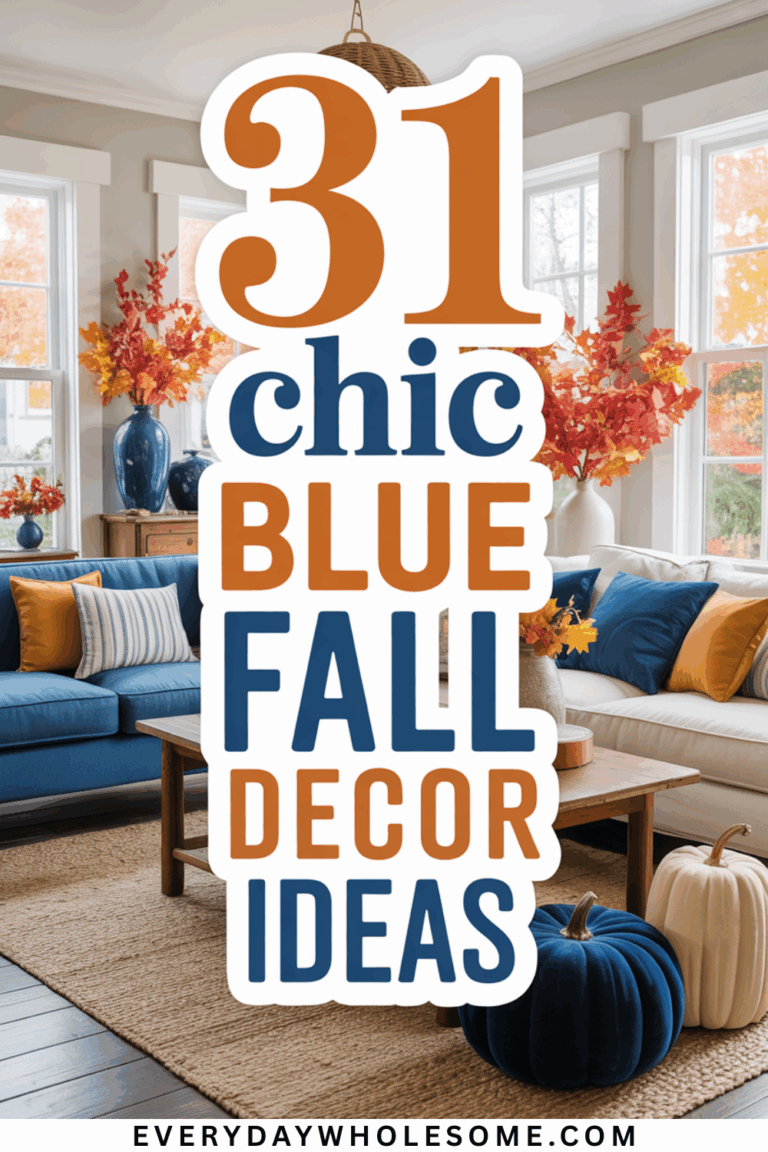 31 Blue Fall Home Decor Ideas to Transform Your Space This Autumn ...