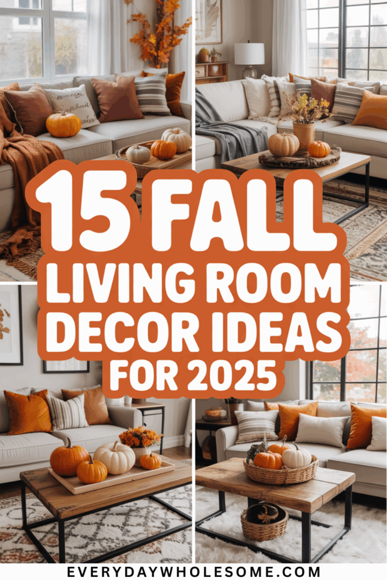 15 Cozy Fall Living Room Decor Ideas to Transform Your Space – Everyday ...