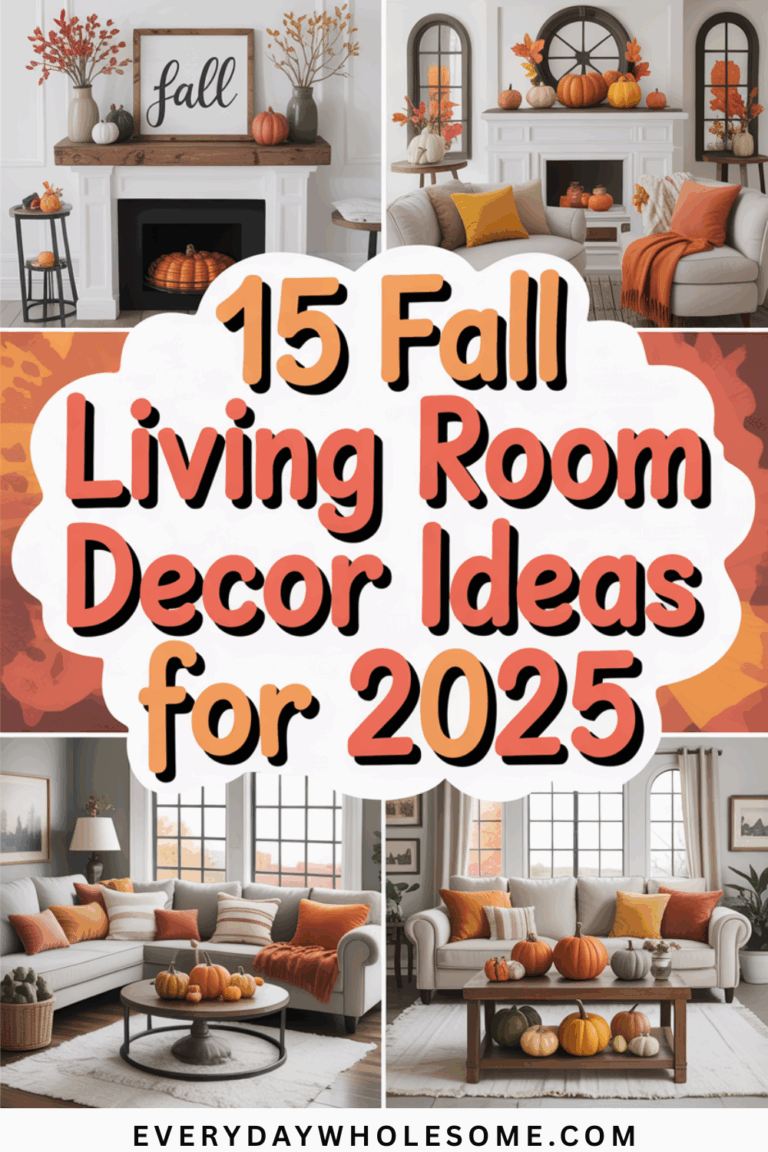 15 Cozy Fall Living Room Decor Ideas to Transform Your Space – Everyday ...