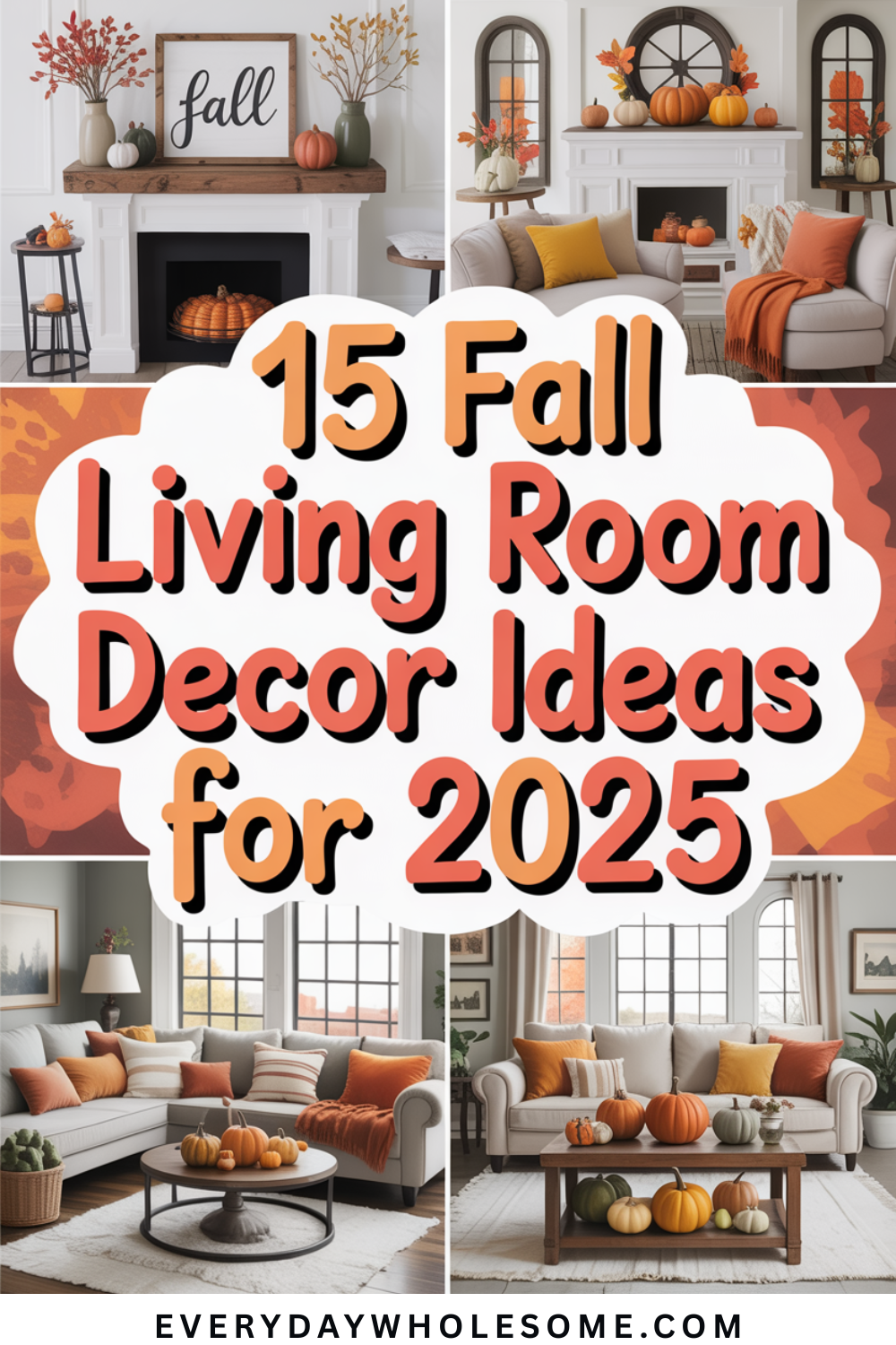 15 Cozy Fall Living Room Decor Ideas to Transform Your Space – Everyday ...