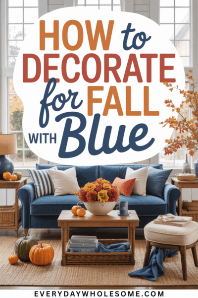 31 Blue Fall Home Decor Ideas to Transform Your Space This Autumn ...