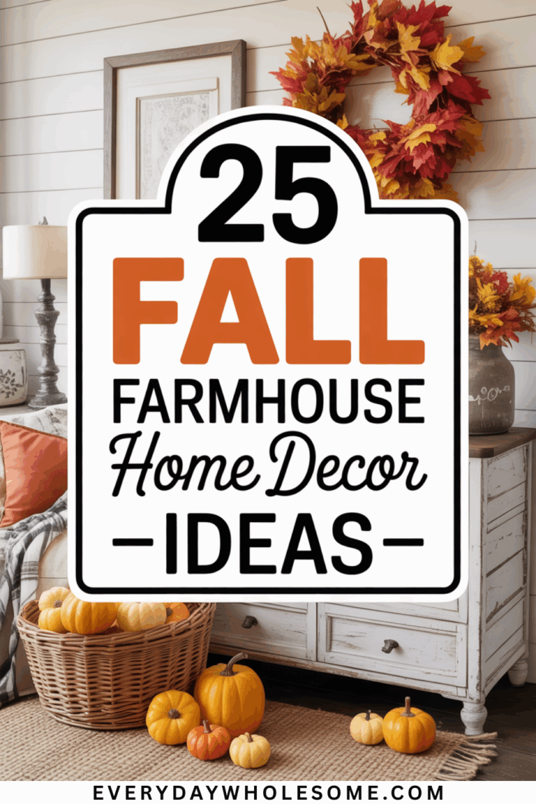 25 Fall Farmhouse Home Decor Ideas to Transform Your Space This Season ...