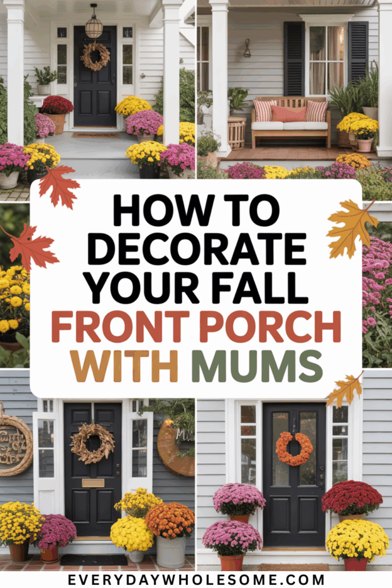20 Creative Ways to Decorate Your Fall Front Porch with Mums – Everyday ...