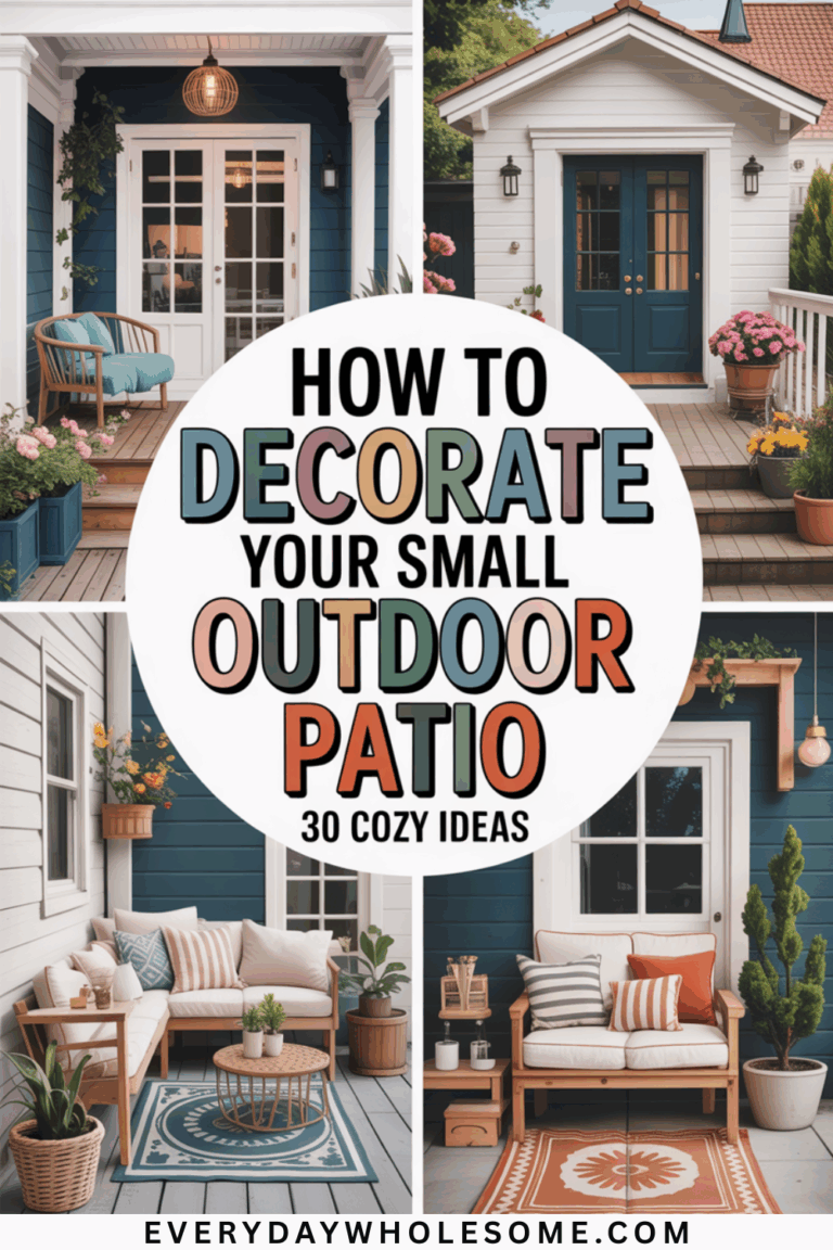 30 Creative Small Outdoor Patio Ideas for Cozy Spaces – Everyday Wholesome