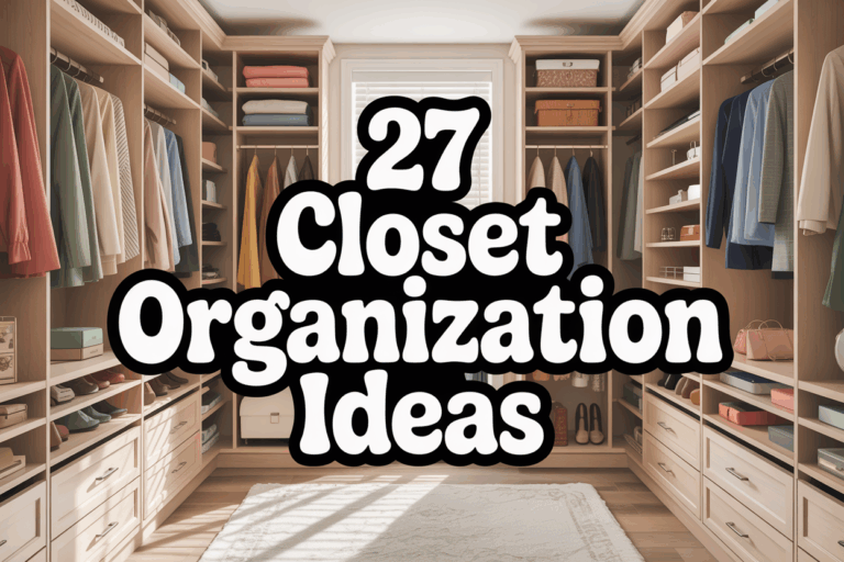 27 Closet Organization Ideas to Maximize Space and Efficiency