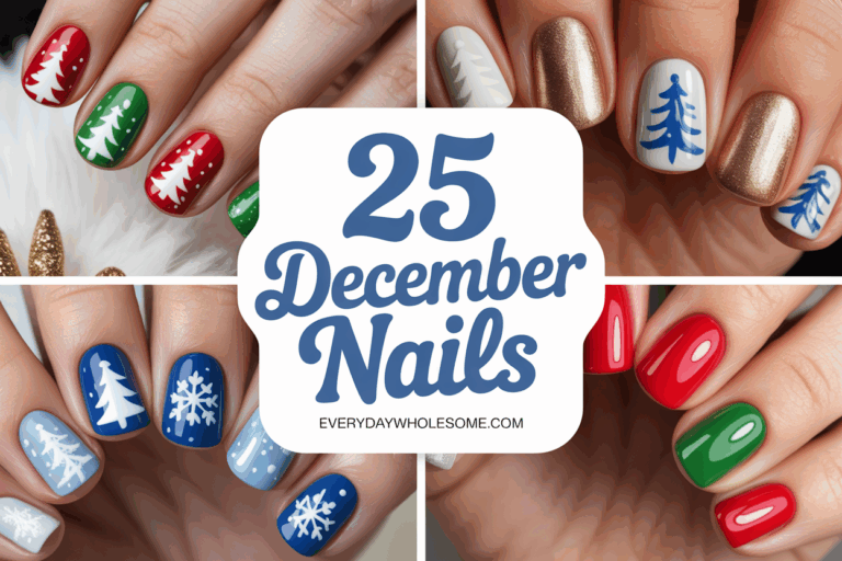 25 December Nails Inspiring Festive and Elegant Holiday Designs