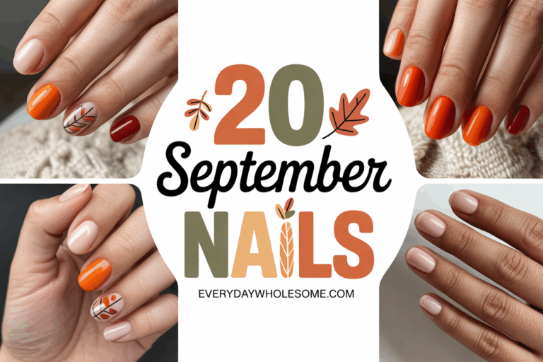 20 September Nails Ideas for Trendy and Elegant Styles