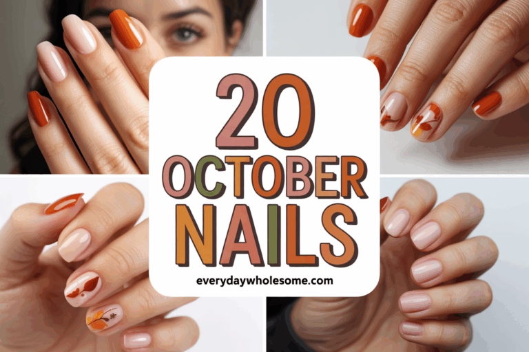 20 October Nails Ideas for Trendy and Elegant Autumn Styles
