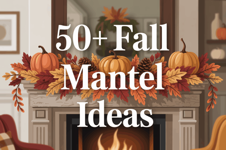 50+ Fall Mantel Decor Ideas to Make Your Fireplace a Seasonal Focal Point