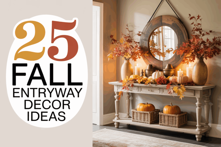 25 Fall Entryway Decor Ideas to Create a Warm and Welcoming Foyer