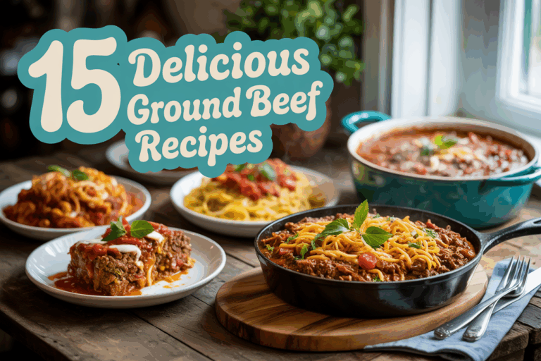 15 Delicious Ground Beef Recipes Your Family Will Love