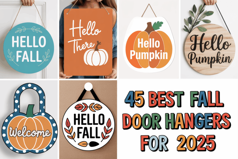 45 Best Fall Door Hangers for 2025