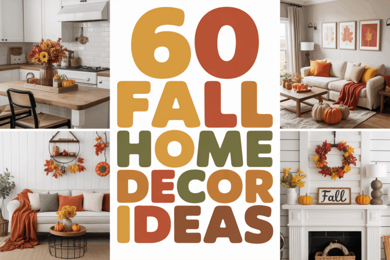60 Cozy & Natural Fall Home Decor Ideas for a Warm Autumn Vibe