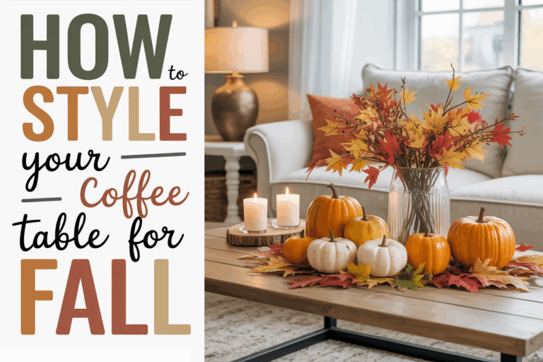 How to Style a Coffee Table for Fall: 30 Cozy & Chic Ideas to Steal
