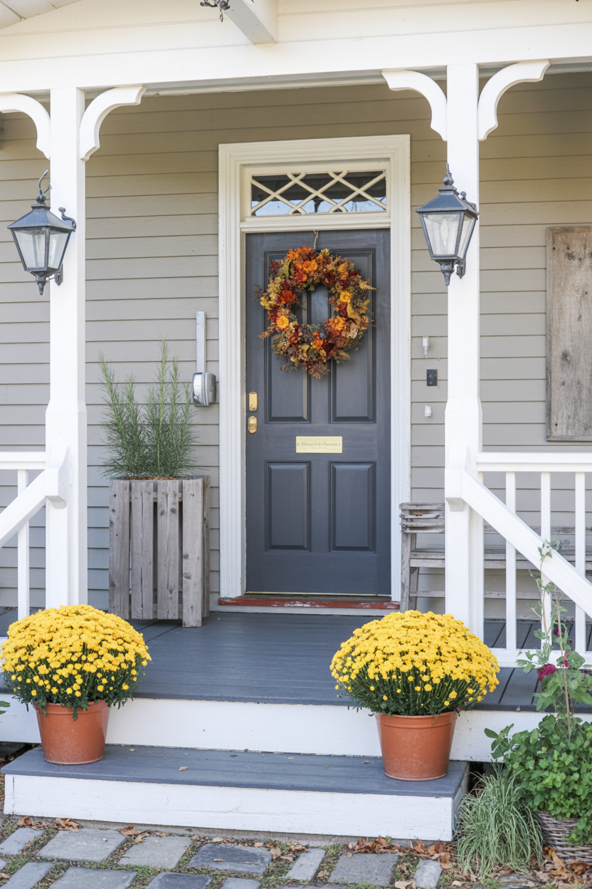 20 Creative Ways to Decorate Your Fall Front Porch with Mums – Everyday ...