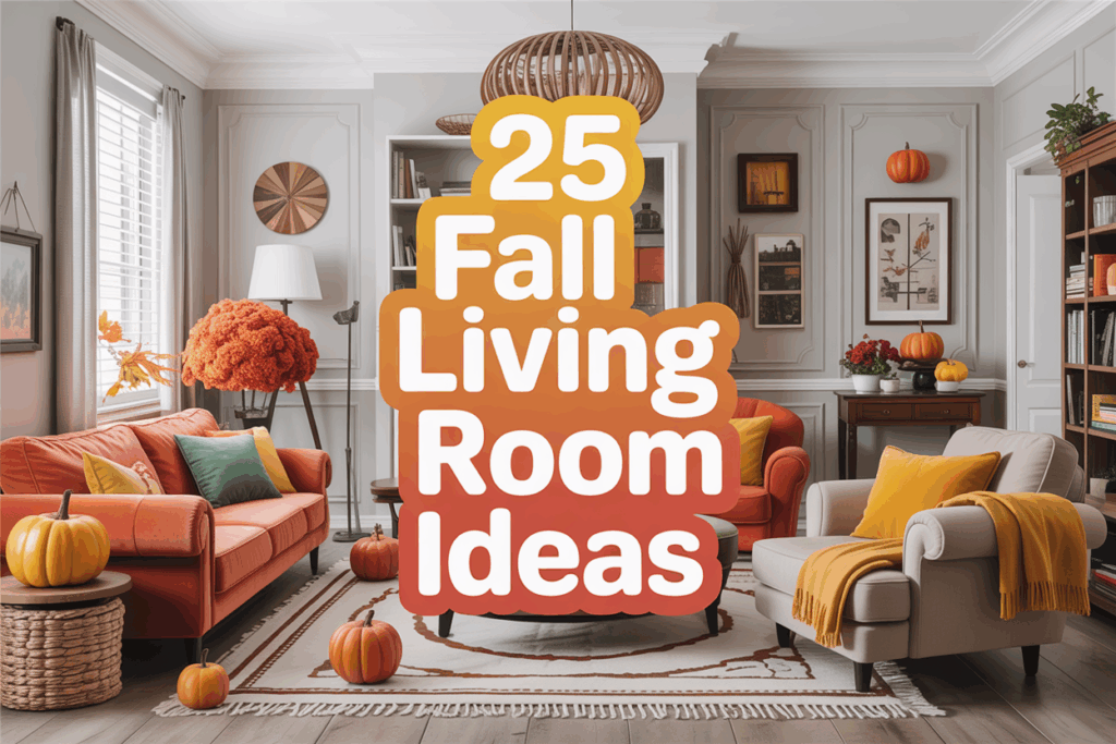 25+ Best Fall Living Room Decor Ideas to Cozy Up Your Home This Season ...