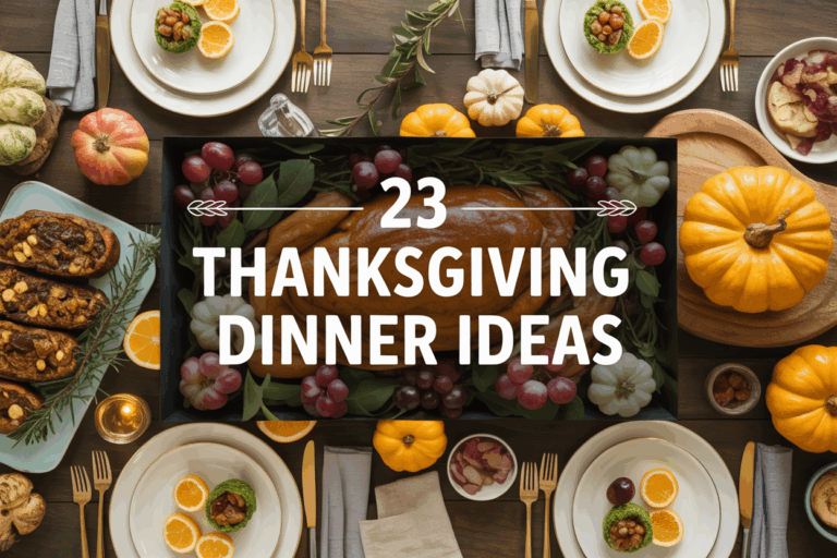 23 Thanksgiving Dinner Ideas to Impress Your Guests This Year